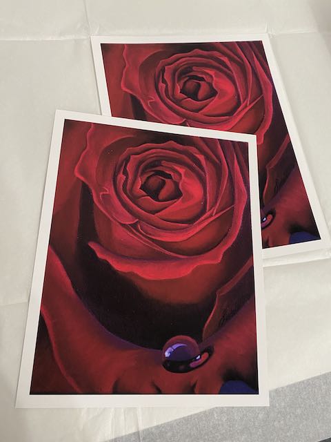 "Röd Ros" Fine Art Print