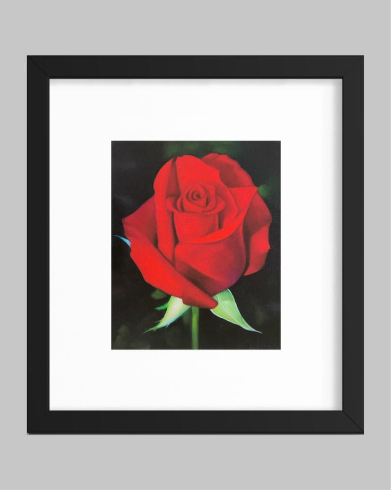"Röd Ros" Fine Art Print