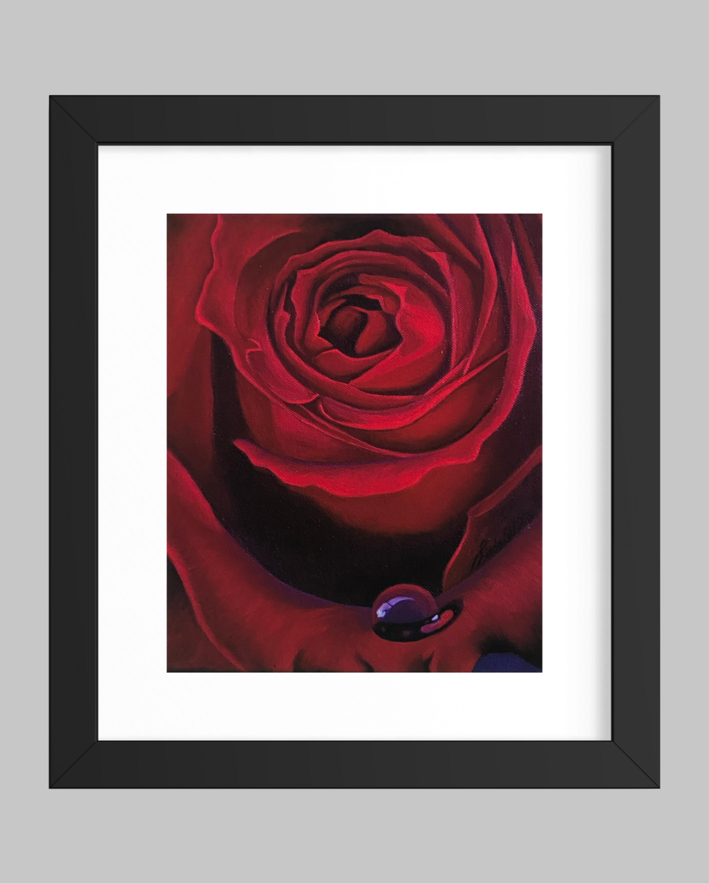 "Röd Ros" Fine Art Print