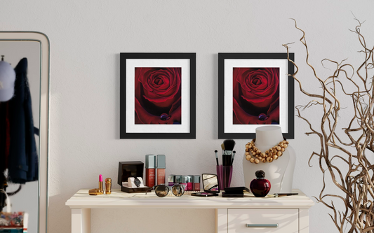 "Röd Ros" Fine Art Print