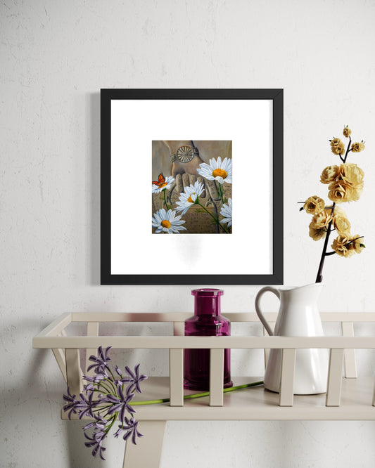 "Kamomill blommor" Fine Art Print