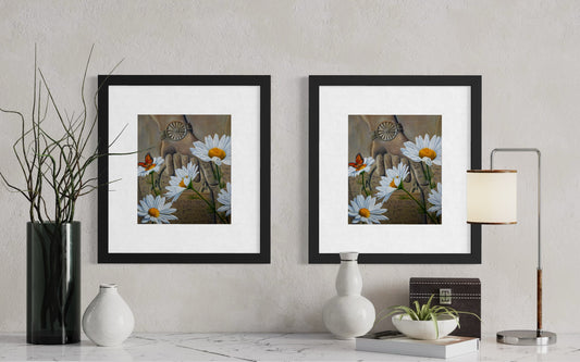 Kamomill blommor- Fine Art Print