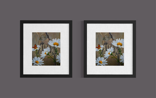 Kamomill blommor- Fine Art Print