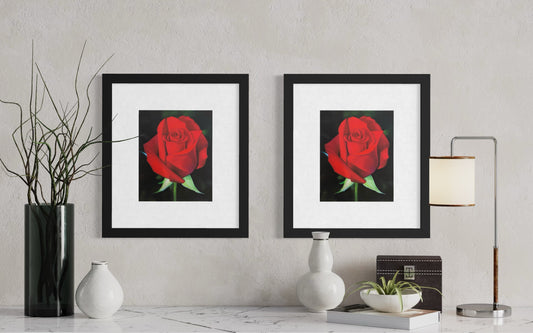 "Röd Ros" Fine Art Print