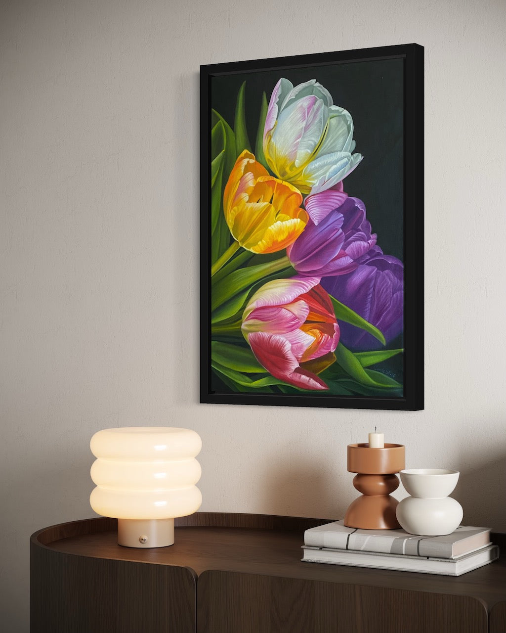 Tulpaner-Fine art canvas
