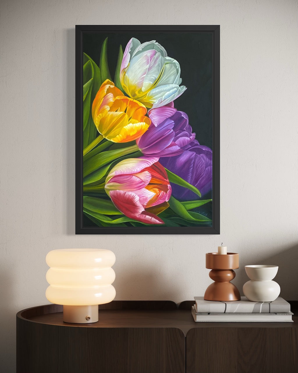 Tulpaner-Fine art canvas