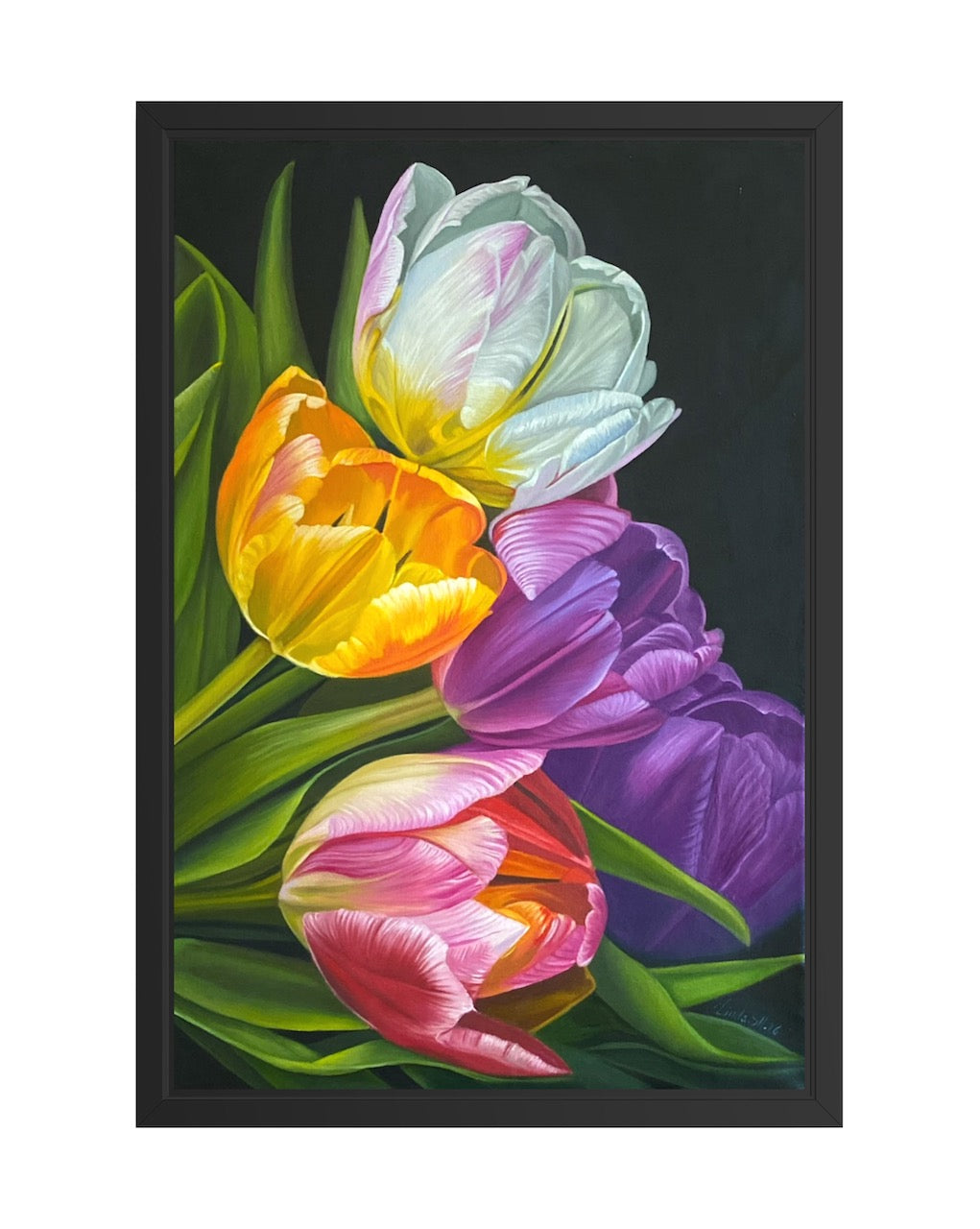 Tulpaner-Fine art canvas